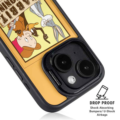 Looney Tunes Rabbit Seasoning iPhone 15 Kickstand Case